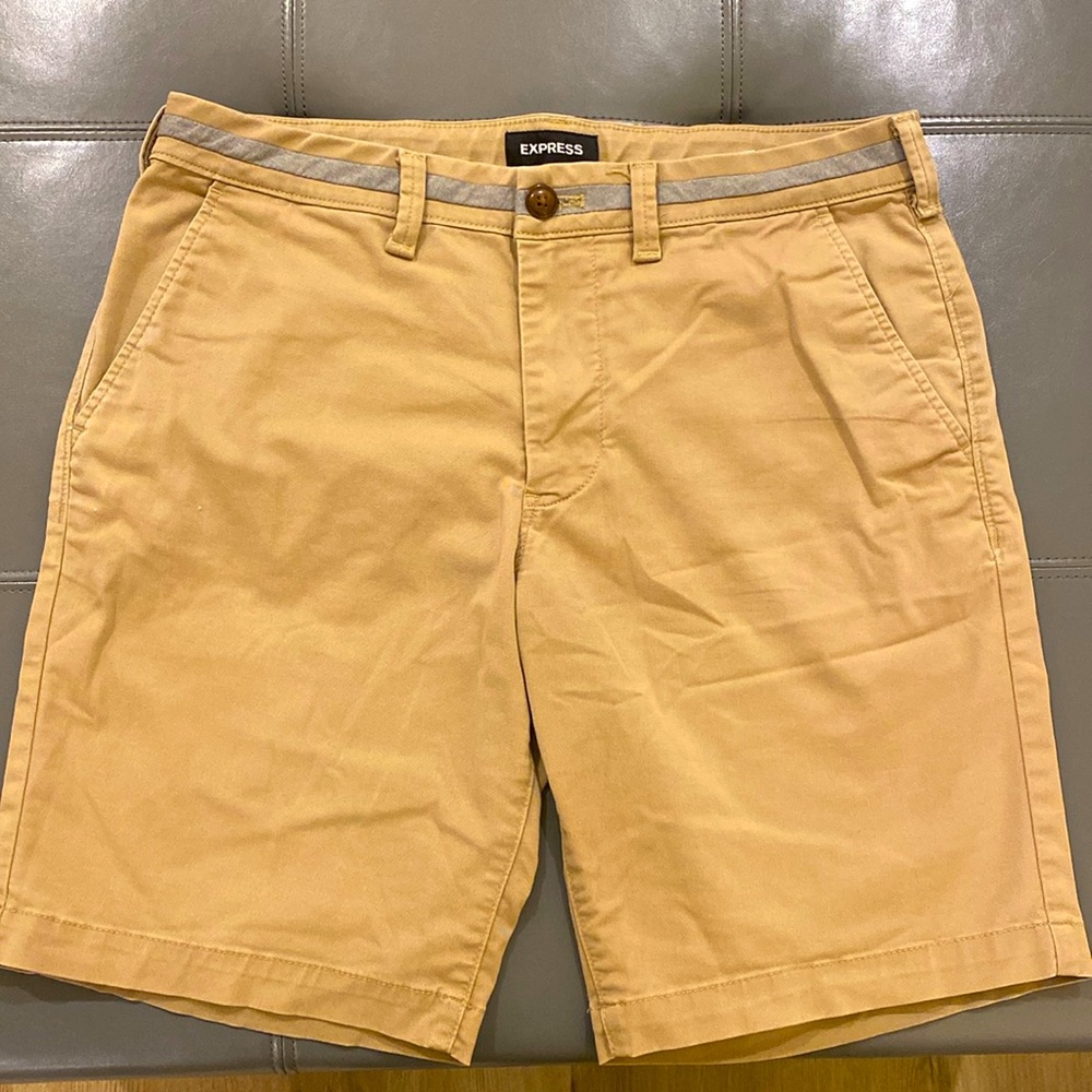 Express Shorts Slim Above The Knee